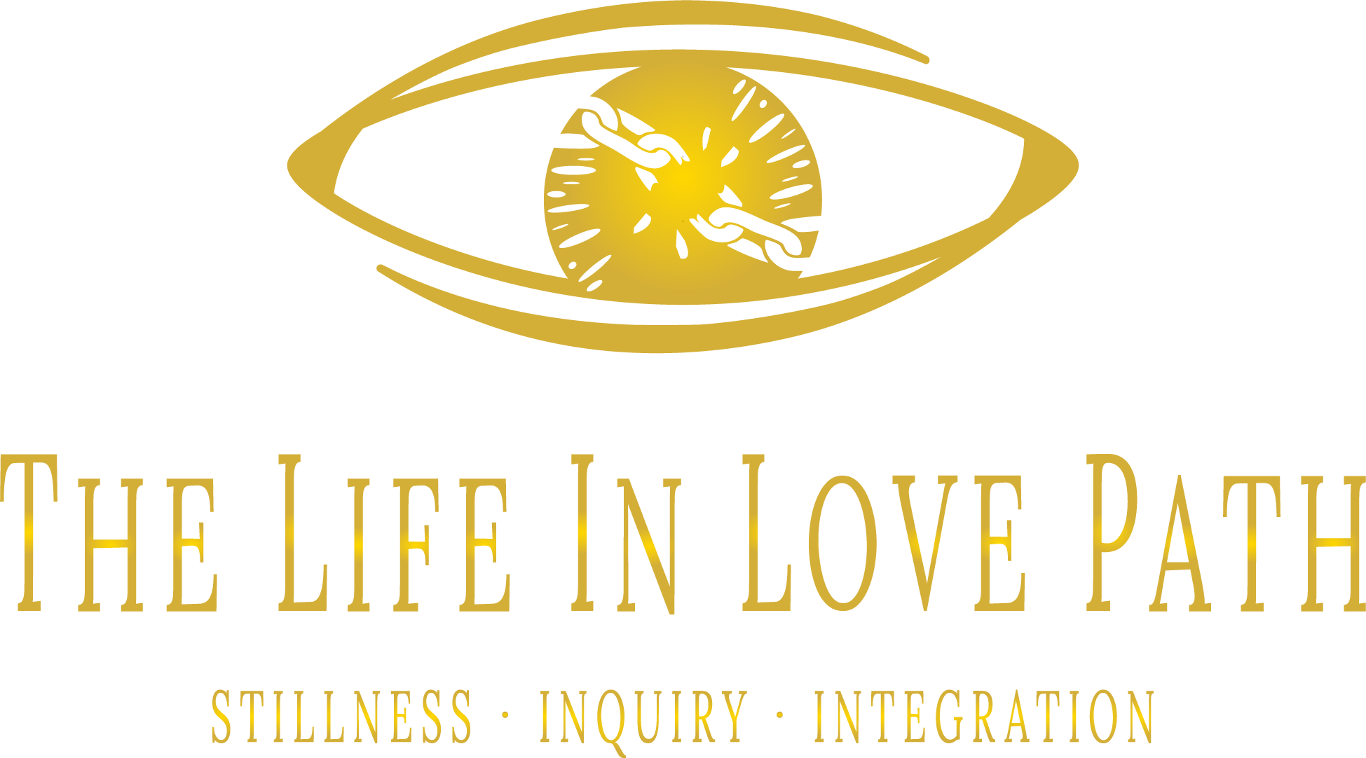 The Life in Love Path logo with the tagline Stillness, Inquiry, Integration